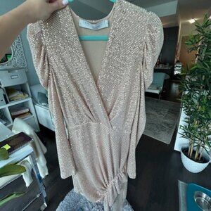 loulous dress in blush pink IRO